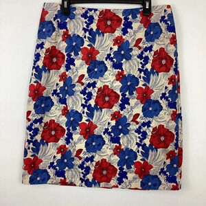 Talbots Woman Floral Pencil Skirt Size 16W